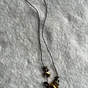 Elegant Brown Beaded Necklace